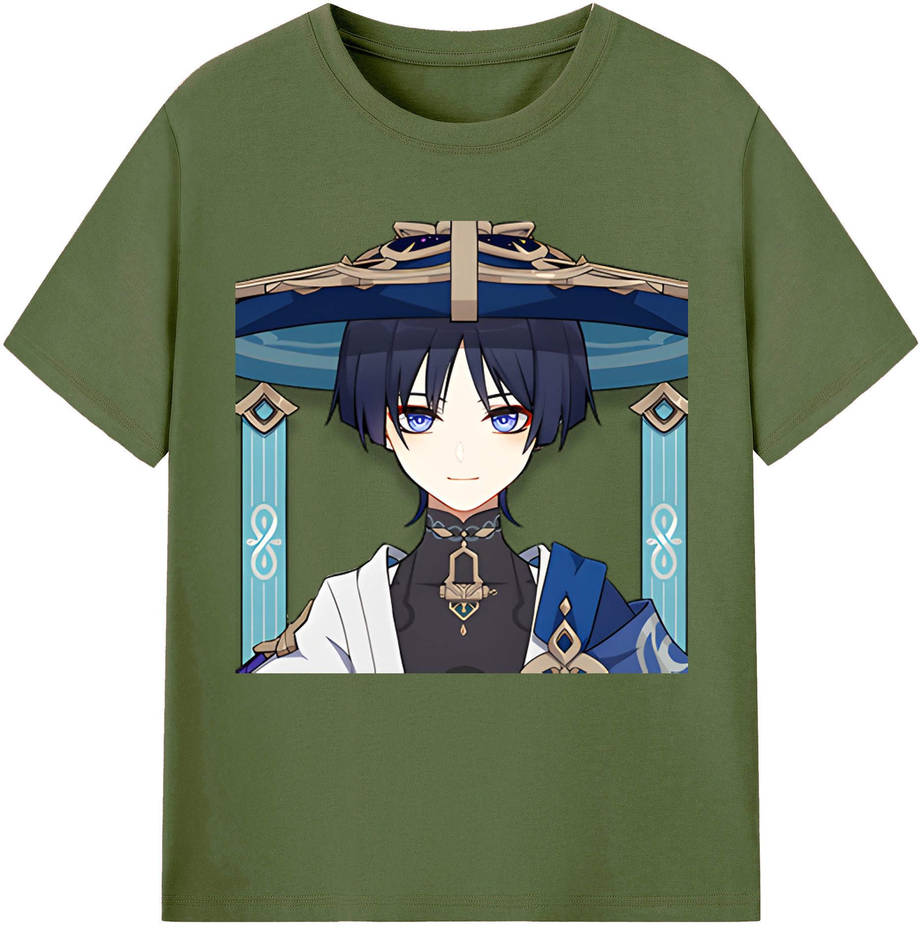 げんし神 さんペい genshin Sanpei 綿100％半袖Tシャツ（フロントプリント）